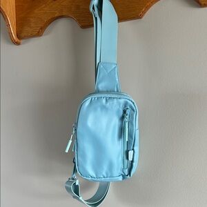 Light Blue Sling Crossbody Bag